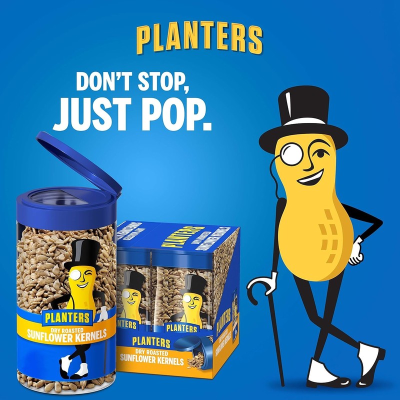 PLANTERS Pop & Pour Dry Roasted Sunflower Seeds to Eat, (Select Your Pack) gallery