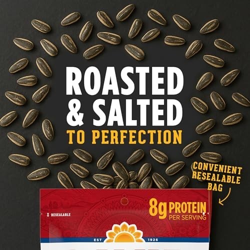 Salted Roasted Jumbo Sunflower Seeds 16 oz Bag Original Flavor Crunchy Snack On gallery