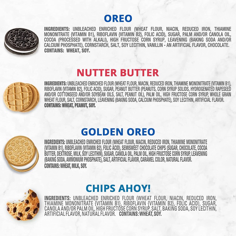 OREO Original Butter Cookie Snacks Variety 56 Snack Packs (2 Cookies Per Pack) gallery