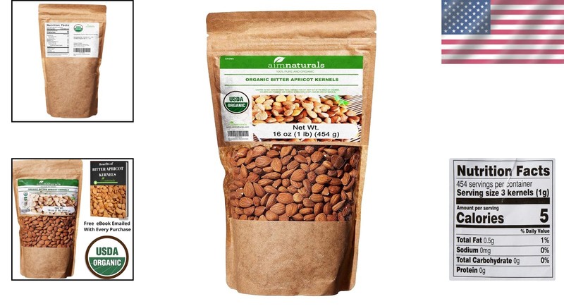 Raw Bitter Apricot Seeds USDA Certified gallery