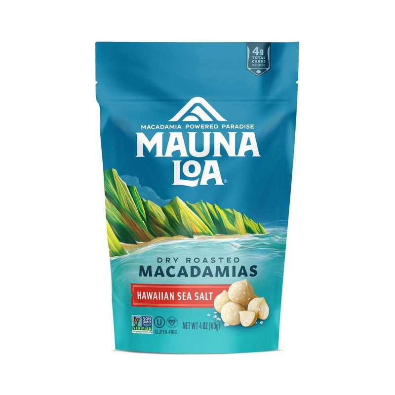 (2 pack) Mauna Loa Hawaiian Sea Salt Macadamias, Gluten-Free, Keto Friendly,4 oz gallery