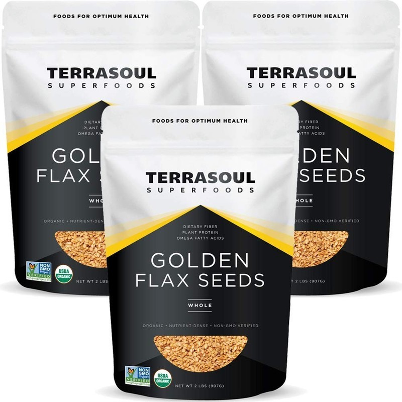 Organic Golden Flax Seeds, 6 Lbs 3 Pack gallery