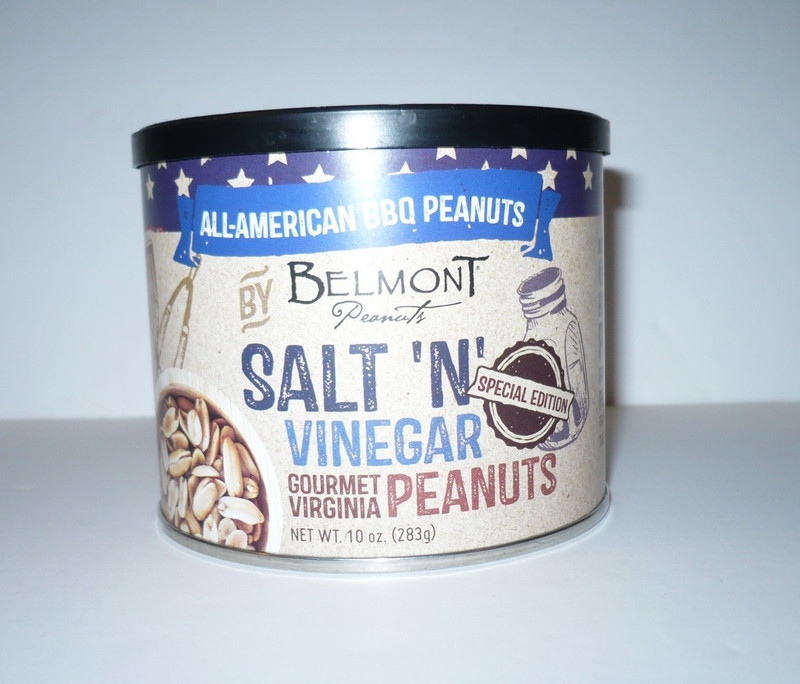 Belmont Virginia peanuts Salt and Vinegar RARE flavor! 10 oz. Special Edition