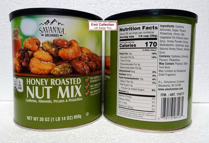 Savanna Orchards Honey Roasted Nut Mix Cashews, Almonds, Peanuts & Pistachios gallery