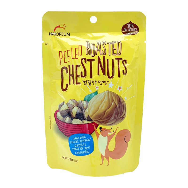 Pack of 2 - Haioreum Peeled Roasted Chestnuts 3.52oz(100g) gallery