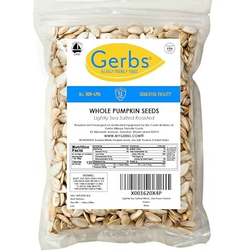 Lightly Sea Salted Pumpkin Seeds in Shell - 4 LBS - Non-GMO, Vegan, Kosher, Alle gallery
