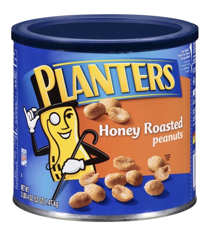 **2 Packs **Planters Honey Roasted Peanuts ~Certified Kosher ( 52 oz. Each Pack)