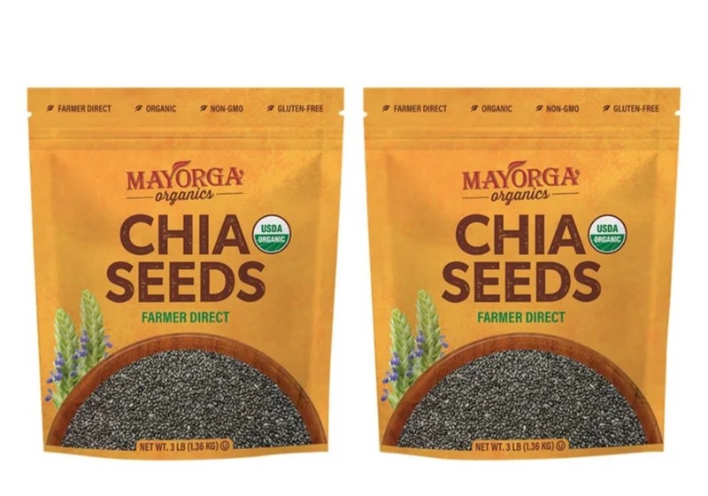 2 Pack Mayorga Organic Chia Seeds USDA Organic NON Gmo verified 3lb EXP 06/2028
