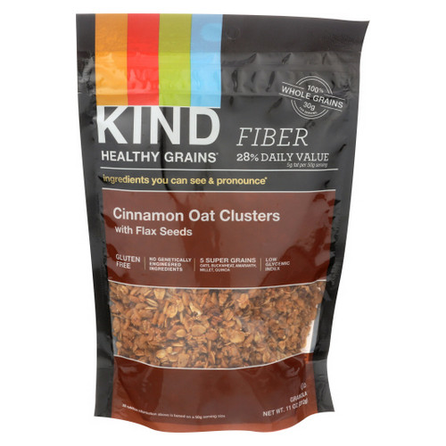 Cinnamon Oat Clusters With Flax Seeds 11 Oz(Case Of 6) By Kind