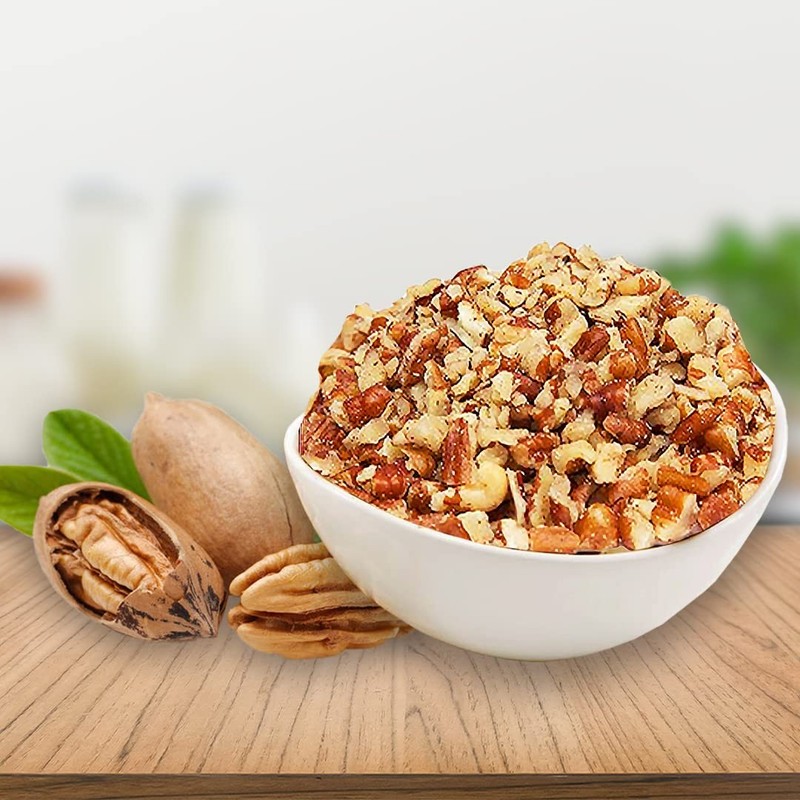 Chopped Pecans Midget Pieces 16 oz. | Raw, Unsalted, Shelled, Natural | Non-G... gallery