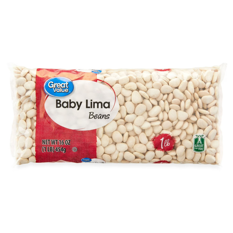 (3 pack) Great Value Baby Lima Beans, 1 lb gallery