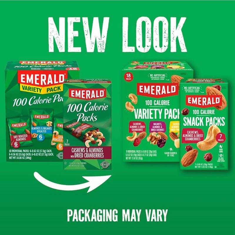 Emerald Nuts 18-Pack | 100-Calorie Almonds, Cashews & Walnuts Variety gallery