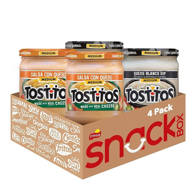 Tostitos Queso Variety Pack 11.25 Ounce Pack of 4