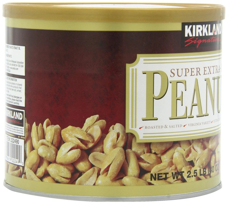 Kirkland Super XL VA Peanuts 40 oz Light Brown Roasted Snack Nuts gallery