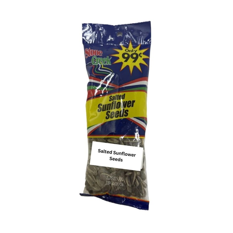 3x Stone Creek Nuts Salted Sunflower Seeds Snack Food Roasted Kernel New 2.75oz