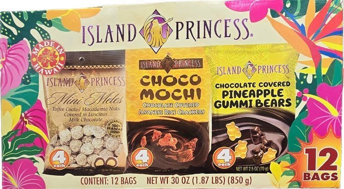 Island Princess Assorted Gift Set 12 Packs - 2.5 oz Each