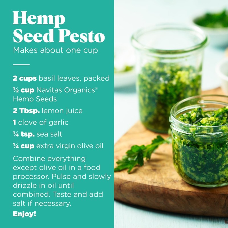 Navitas Organics Hemp Seeds – For Smoothies, Salads, Dips, Baked Goods & More – gallery