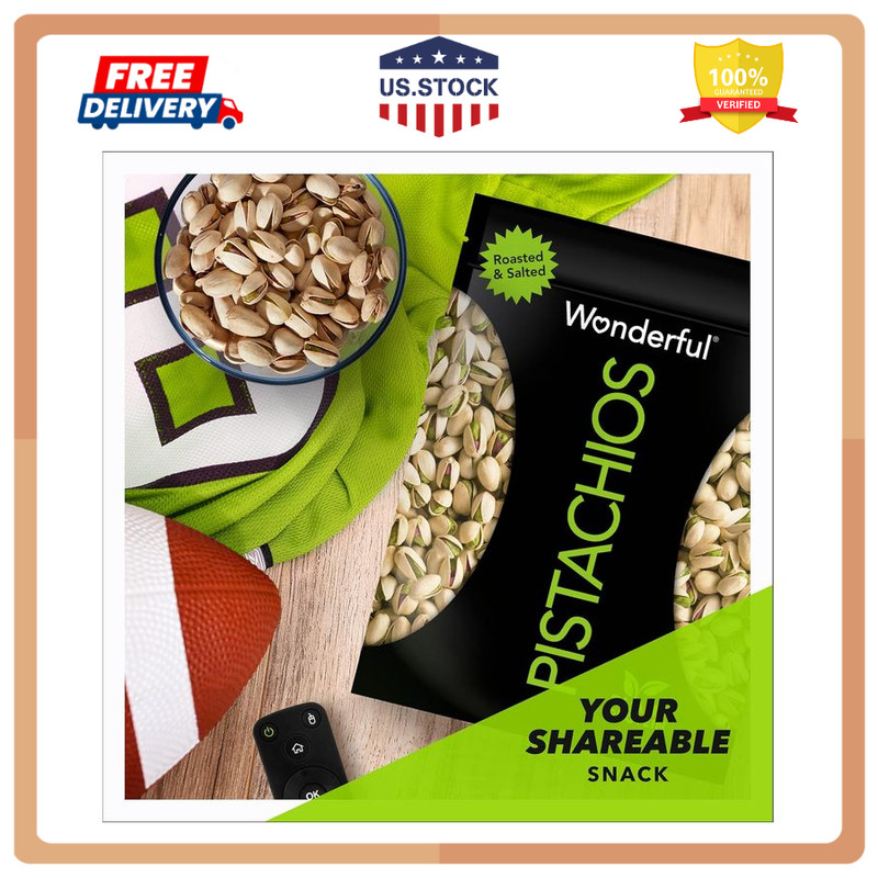 Wonderful Pistachios Roasted Salted In Shell Nuts 48 oz Bag gallery