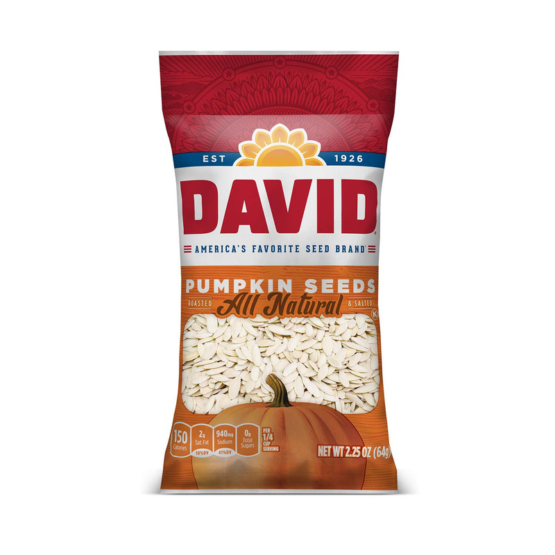 Roasted and Salted Pumpkin Seeds, 2.25 Oz, 12 Pack
