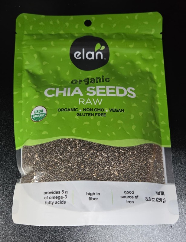 Elan Organic Chia Seeds, Non-GMO, Vegan, Gluten-Free , 8.8 oz New gallery