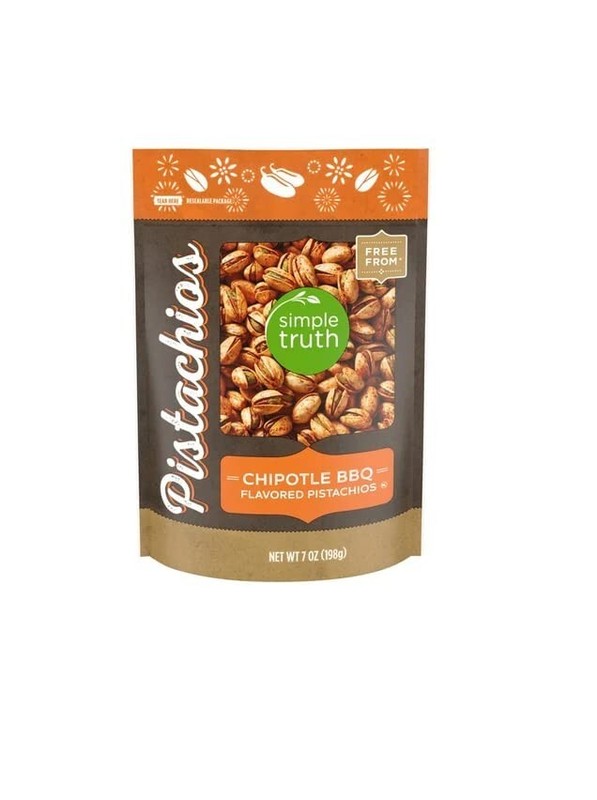 Roasted & Salted Pistachios Flavored with Chipotle BBQ 4 Bags NT.WT.7 oz gallery