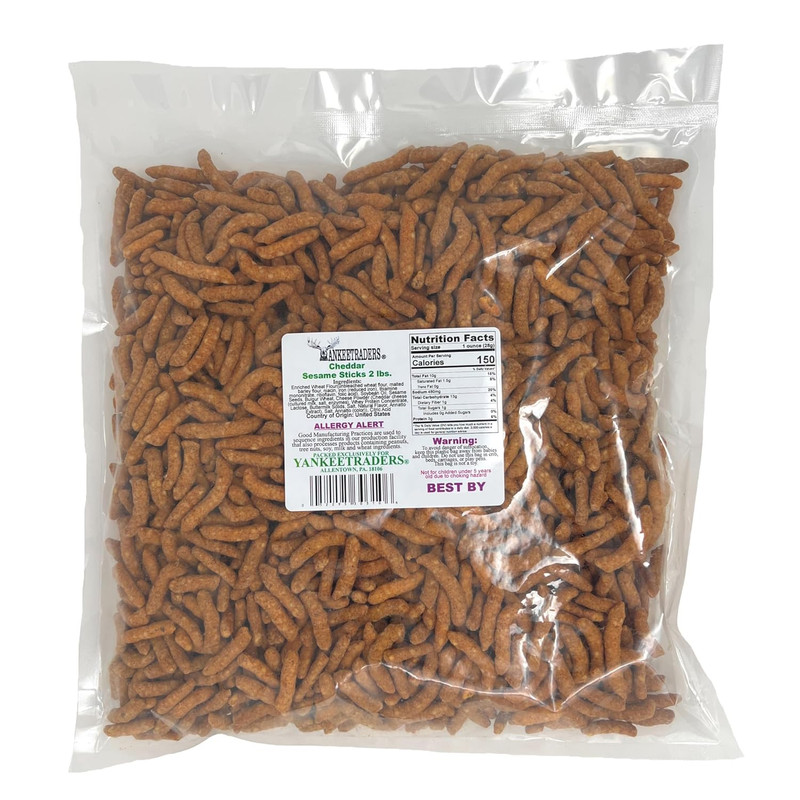 Yankee Traders Cheddar Sesame Sticks, 2 Pound