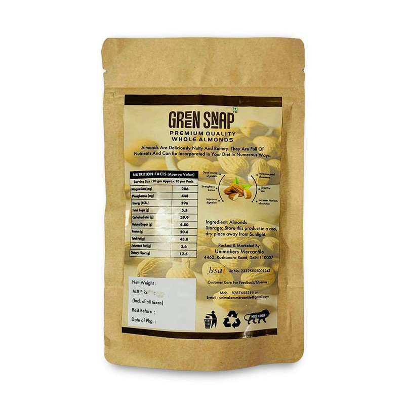 California Raw Whole Almonds - Kosher, Raw, Vegan gallery