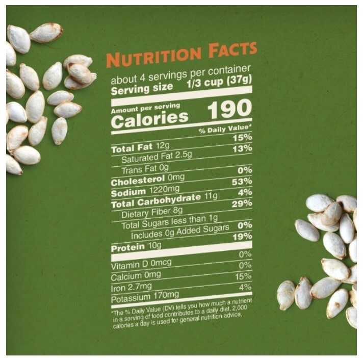 BIGS Pumpkin Seeds Simply Salted Homestyle Roasted Keto Low Carb 5 oz (2 Bags) gallery