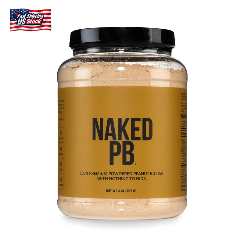 2 LB Powdered Peanut Butter from US Farms – Bulk, Only 1 Ingredient - Roasted Pe gallery