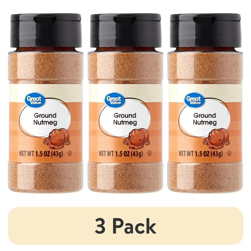 (3 pack) Ground Nutmeg, 1.5 oz