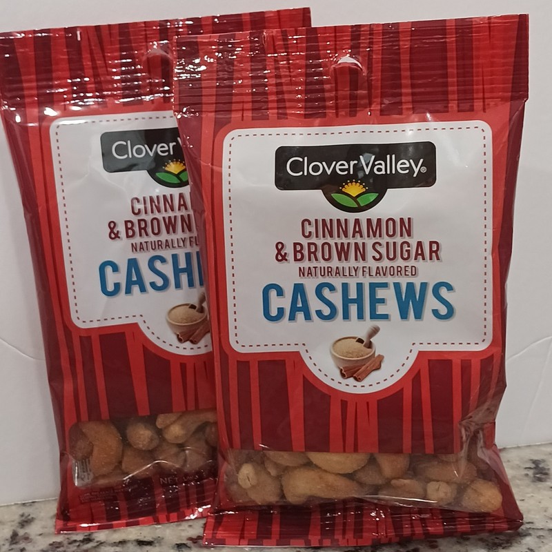 Protein Snack on The Go - Cinnamon & Brown Sugar Cashew, 2 Oz 2 Bag incl - Salad
