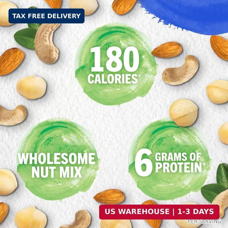 PLANTERS NUT-rition Wholesome Nut Mix, 7.5 oz Box (Contains 7 Individual Pouches gallery
