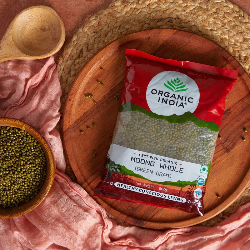 Moong Whole (Green Gram) Dal 500g 10-Piece set