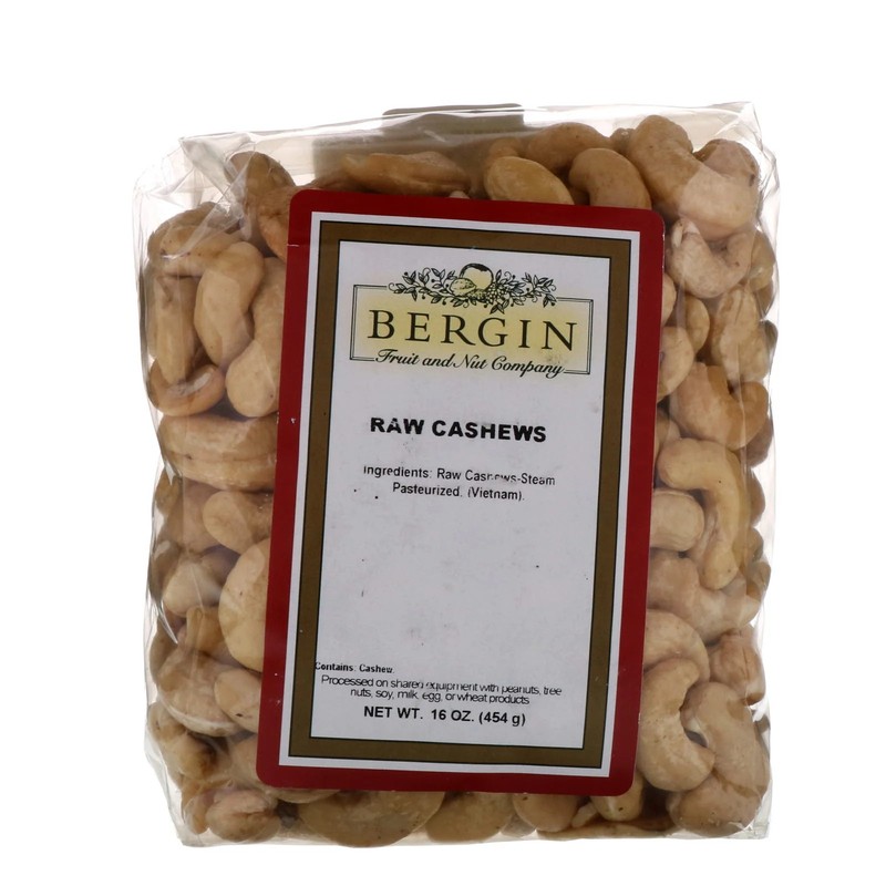Bergin Fruit and Nut Company, (2 Pack) Raw Cashews, 16 oz (454 g) gallery