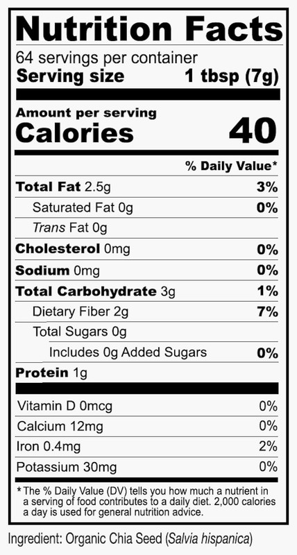 Anthony's Organic Ground Chia Seed, 1 lb, Finely Ground, 16 Ounce (Pack of 1) gallery