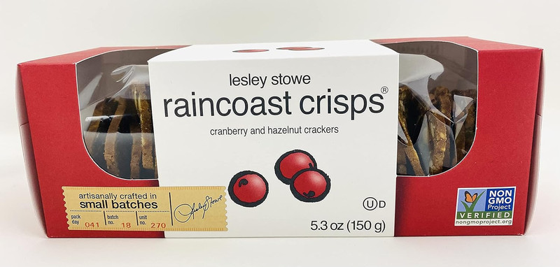 Gourmet Food Crisps Cracker Blueberry & Almond Crackers | Cranberry Crisps & Haz gallery