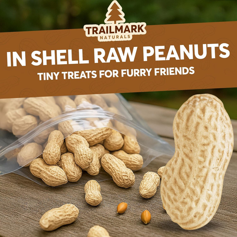 2 Pack of 5 Lb Bags (10 Pounds Total) - Raw Peanuts for Squirrels, Raw in Shell gallery