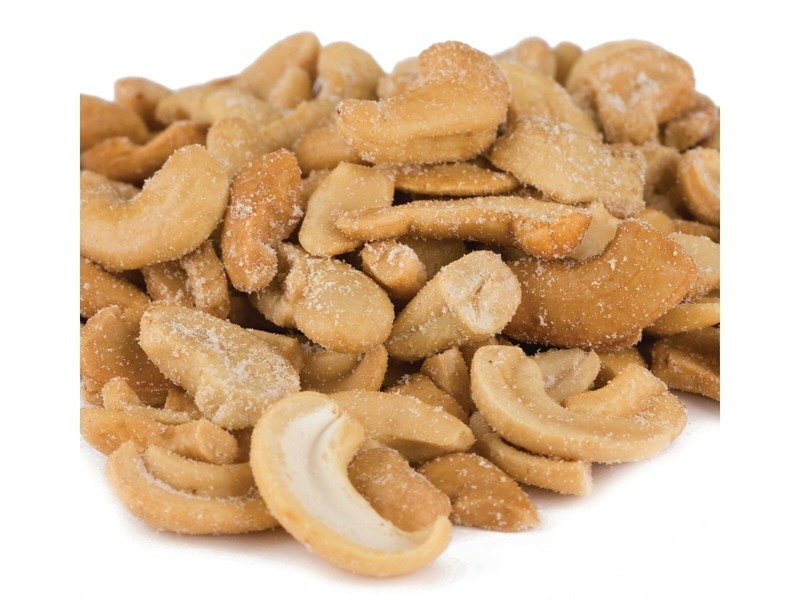 Large Roasted & Salted Cashew Pieces 2 Pounds Free Shipping
