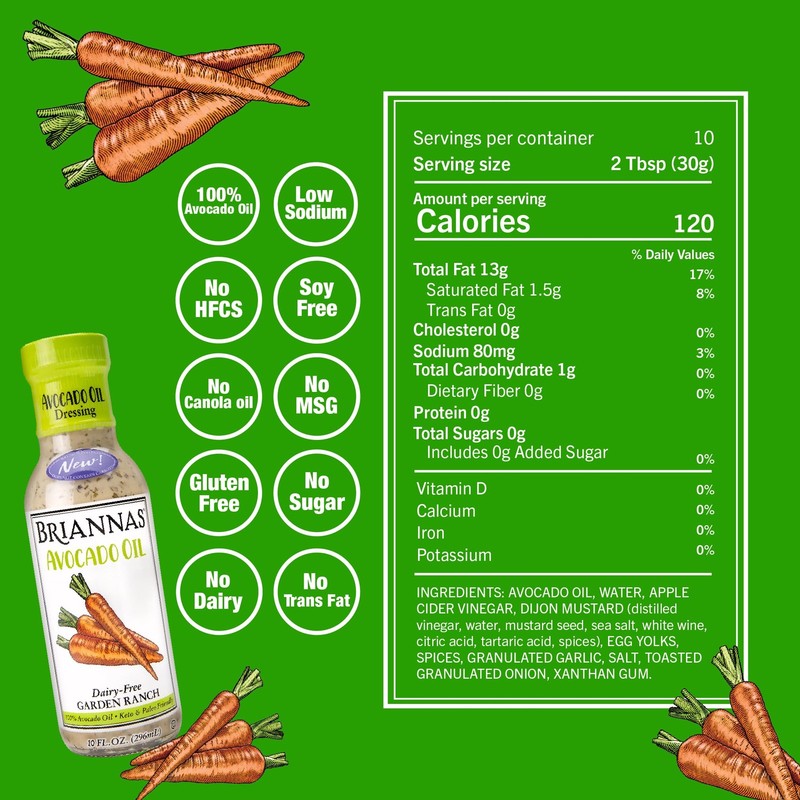 - Avocado Oil Dairy-Free Garden Ranch Dressing - Nutrient Rich, No Sugar, Ket... gallery