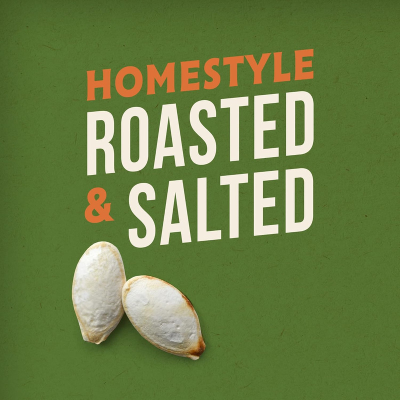 BIGS Pumpkin Seeds, Simply Salted Homestyle Flavor, 5 Oz. (Pack of 12) gallery