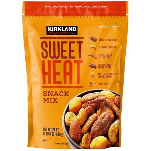 3 PACK - Kirkland Signature Sweet Heat Snack Nut Mix 24 Ounce gallery