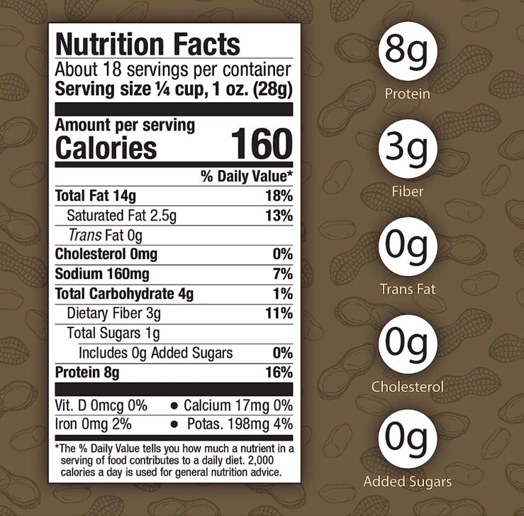 Gourmet Extra Large Honey Roasted Virginia Peanuts, 18 Ounce Tin gallery