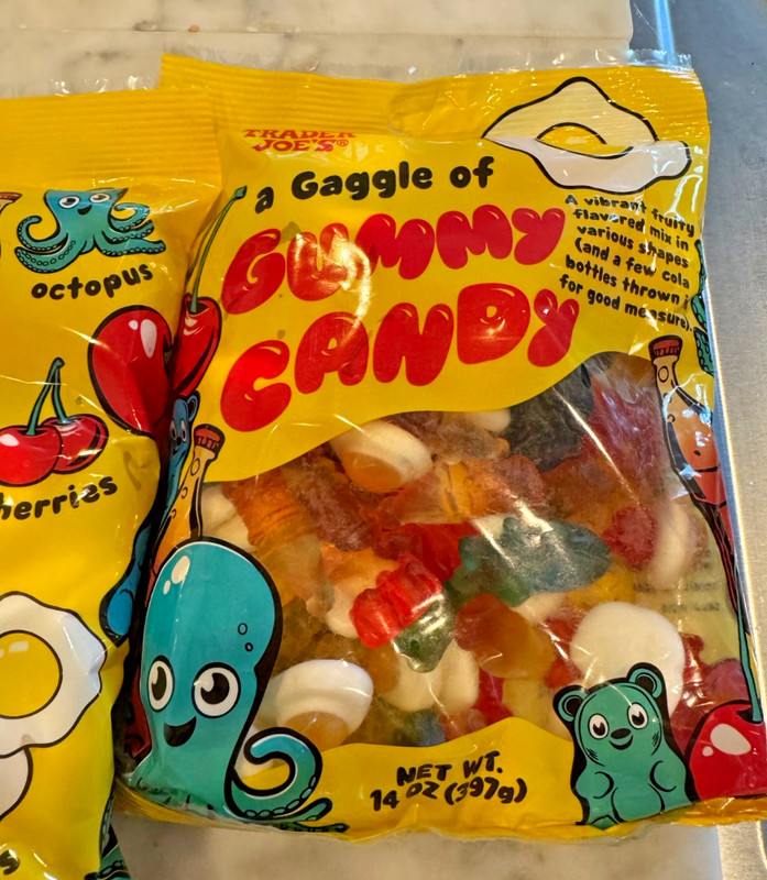 2 Packs Trader Joe's A Gaggle of Gummy Candy 14 Oz Each gallery