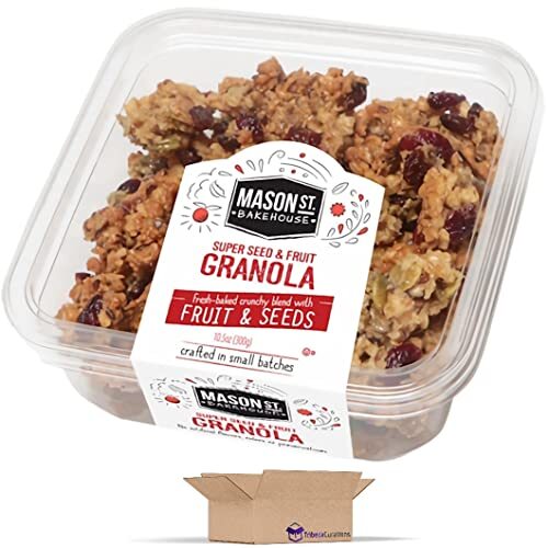 Mason Street Bakehouse Granola Value Pack | Super Seed & Fruit | 10.5 Ounce | Pa