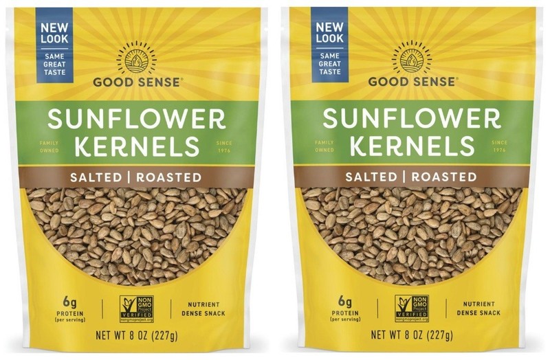 Good Sense Roasted Salted Sunflower Kernels Seeds 8 oz (2 Bags)