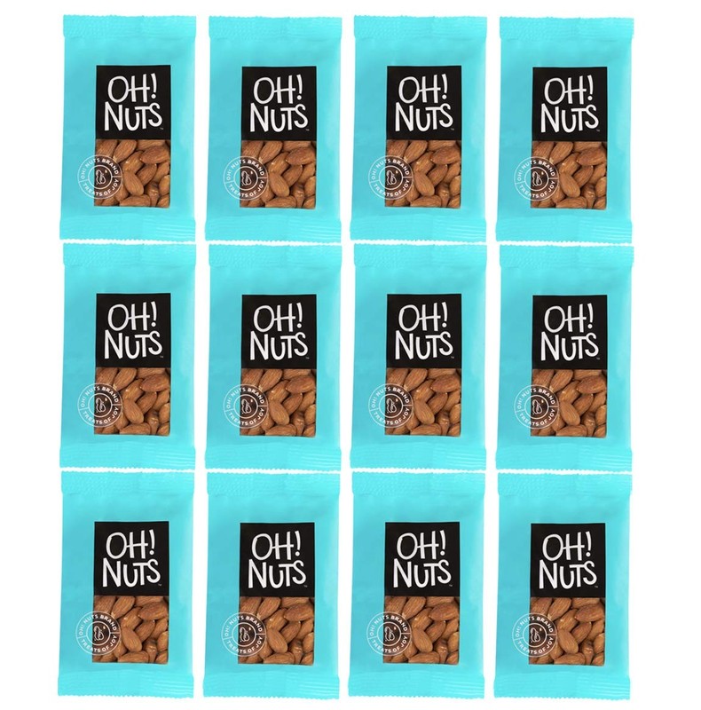 Almonds Roasted Salted Individual Nut Snacks for On-the-Go – 12 Convenient Nu…