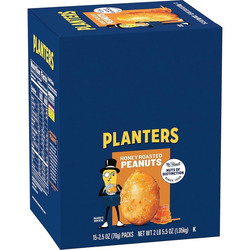 Bulk Honey Roasted Peanuts, 2.5 Ounce Packs - Kosher and Protein-Packed Delight gallery