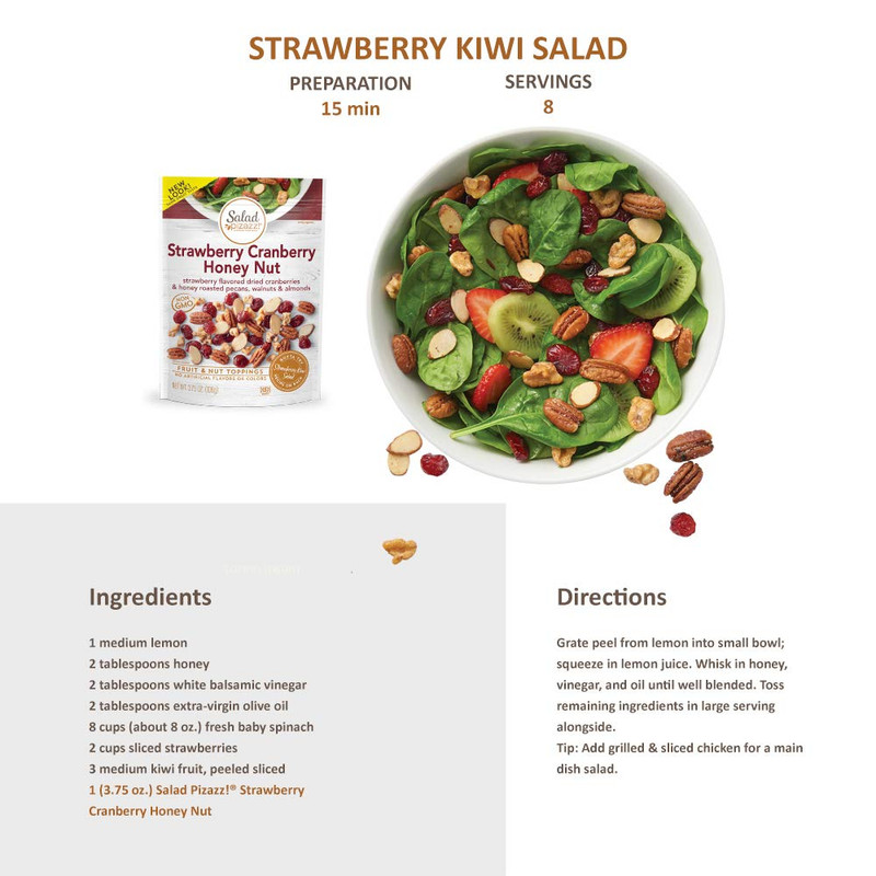 Dried Strawberry Flavored Cranberries & Honey Roasted Pecans, Walnuts & Almonds gallery