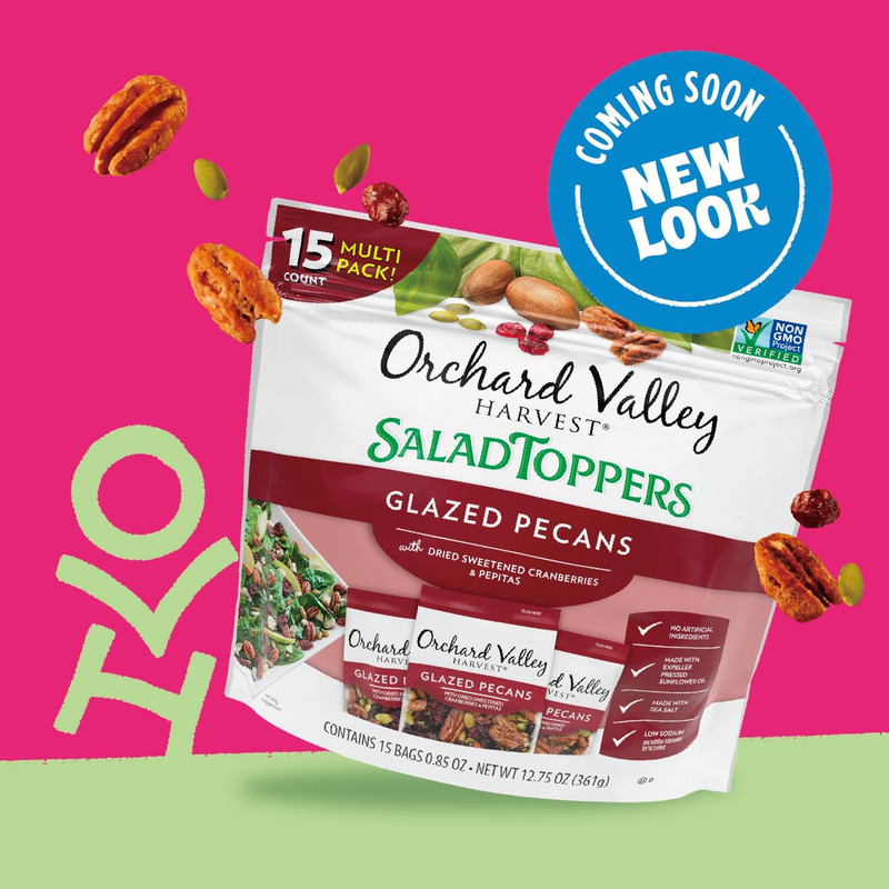Orchard Valley Harvest Glazed Pecans Salad Toppers, 0.85 Ounce Bags (Pack of 15) gallery