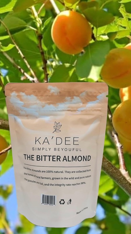 Organic Bitter Apricot Kernels 4oz - Nutrient-Dense Superfood in Resealable Bag gallery